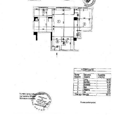 Dorobanti, Floreasca apartament 2 camere bloc nou 2005, renovat, mobilat